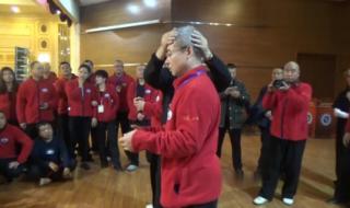 42式太极剑背向演练